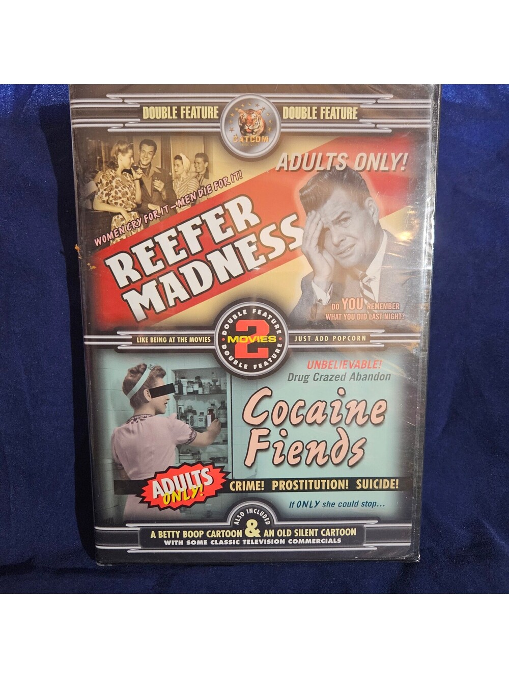 Reefer Madness & Cocaine Fiends Double Feature DVD - Classic Black & White Films